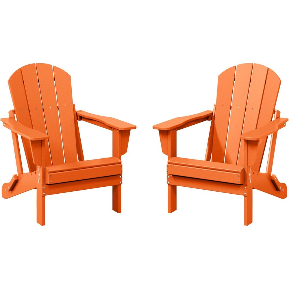 Outdoor Furniture Rocking Chair - Set Kursi Adirondack Poli Luar Ruangan