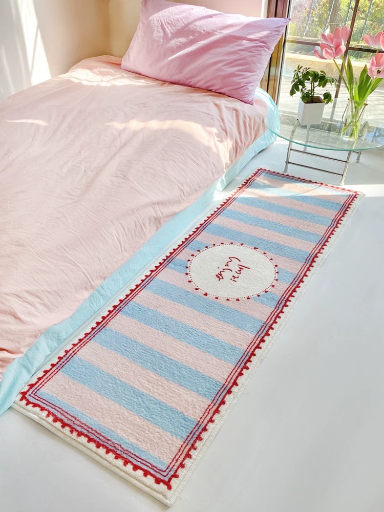 Outdoor Daybed Furniture - VIKAMA Karpet Garis Panjang Kasmir Gaya