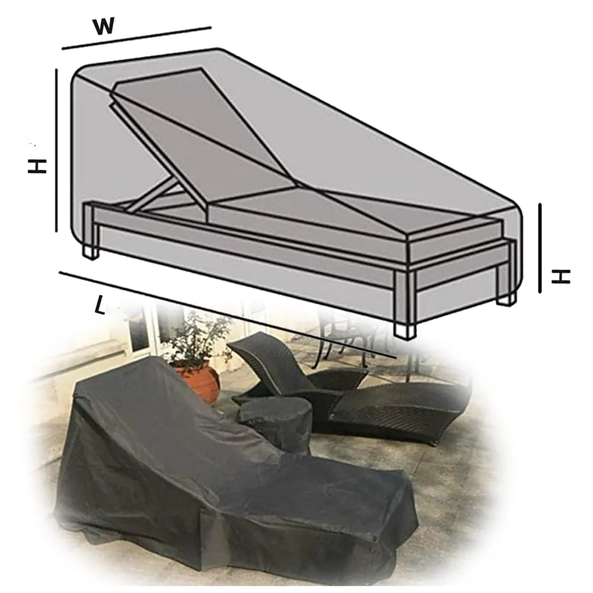 Sarung Kursi Santai dari Kain  - Outdoor Furniture Covers Waterproof ulasan dan harga