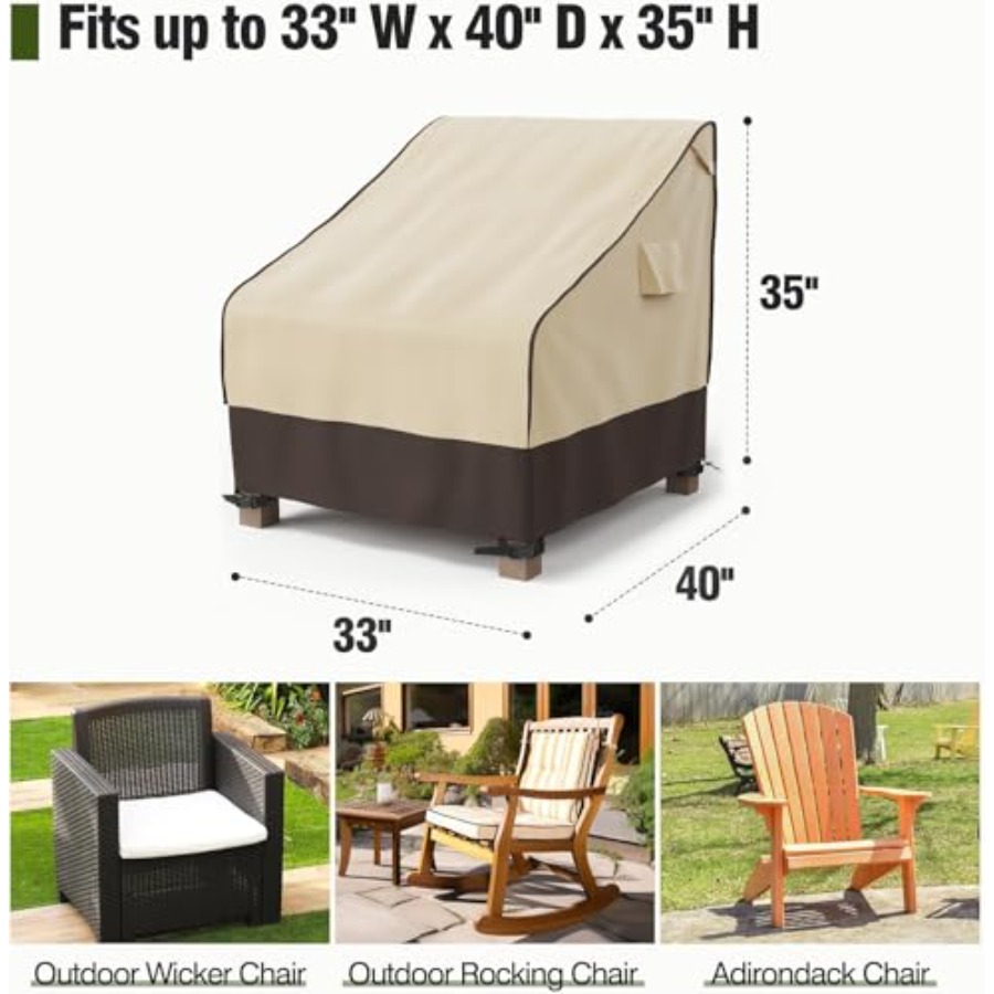 Penutup Kursi Teras Tahan Air, - Outdoor Furniture Covers Waterproof ulasan dan harga