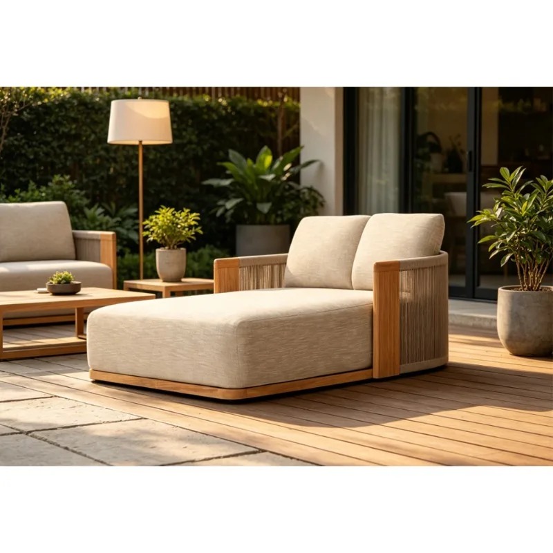 Kursi Santai Kayu Jati Tahan C - Outdoor Daybed Furniture ulasan dan harga