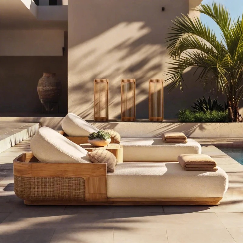 Set Kursi Santai & Daybed Pant - Outdoor Daybed Furniture ulasan dan harga