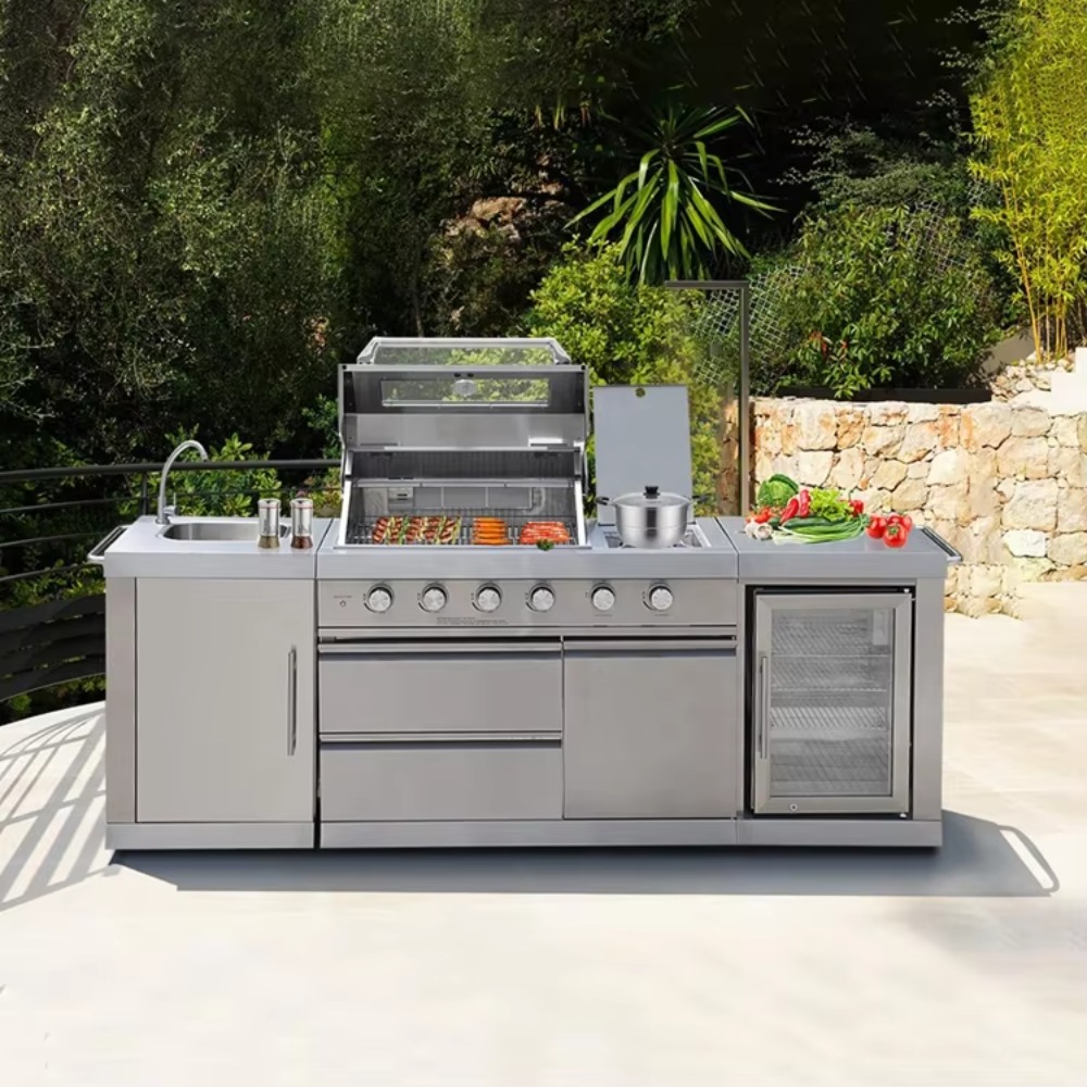 Dapur Luar Ruangan dengan Atap - Outdoor Furniture Deals ulasan dan harga