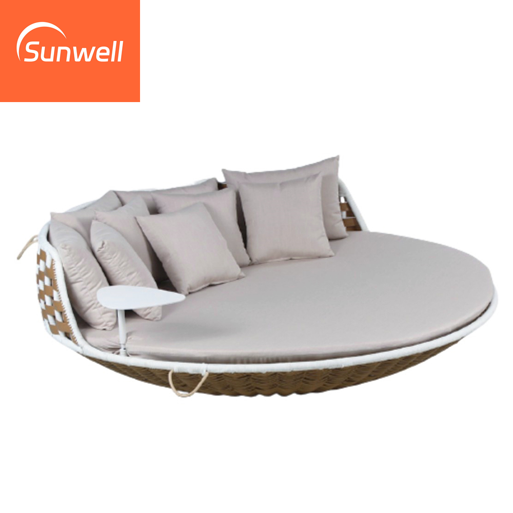 Ayunan Rotan Luar Ruangan Baru - Outdoor Daybed Furniture ulasan dan harga