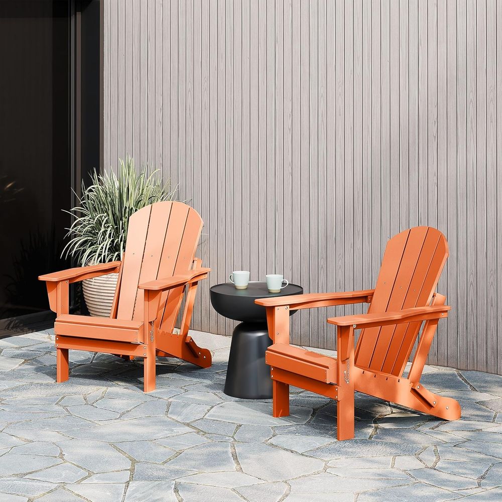 Set Kursi Adirondack Poli Luar - Outdoor Furniture Rocking Chair ulasan dan harga