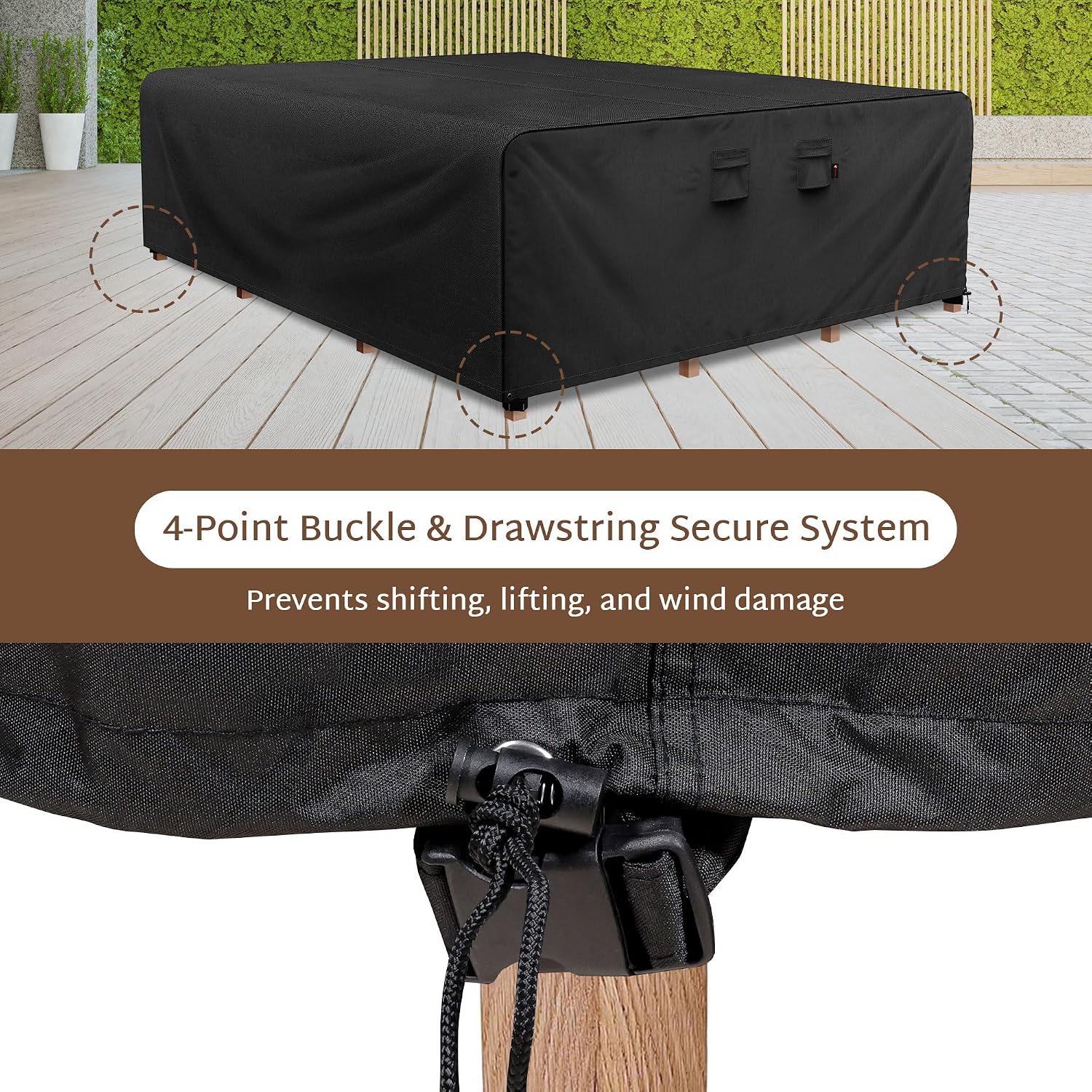 Penutup Meja Teras Luar Ruanga - Outdoor Furniture Covers Waterproof ulasan dan harga
