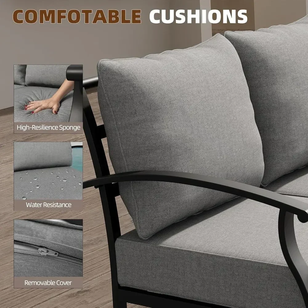 Set Furnitur Teras Luar Ruanga - Outdoor Furniture Rocking Chair ulasan dan harga