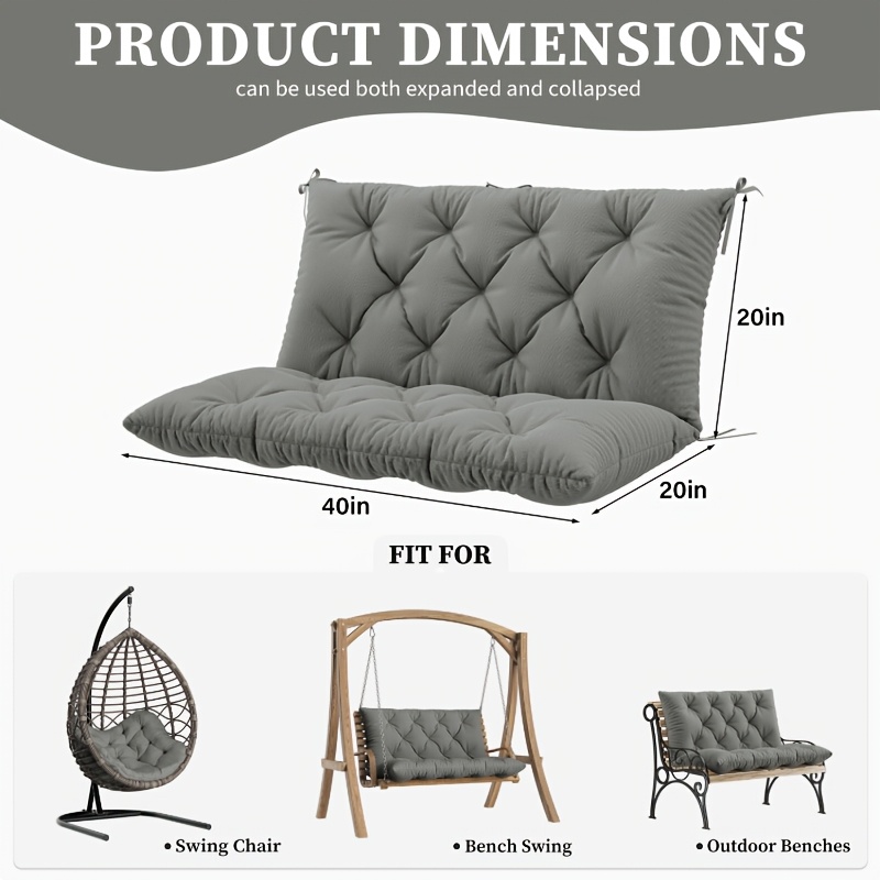 Bantal Ayunan Teras 150x100cm  - Outdoor Furniture Upholstery ulasan dan harga