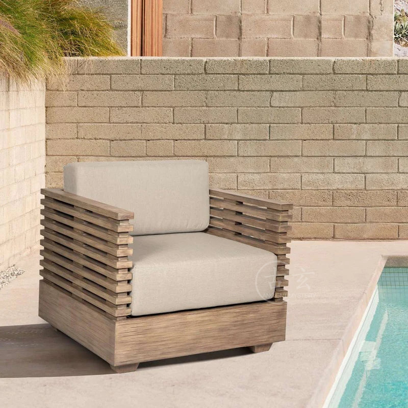 Set Sofa dan Meja Kopi Kayu Ja - Outdoor Furniture Upholstery ulasan dan harga