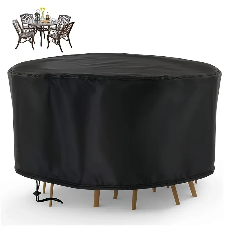 Penutup Furnitur Teras Bulat T - Outdoor Furniture Covers Waterproof ulasan dan harga
