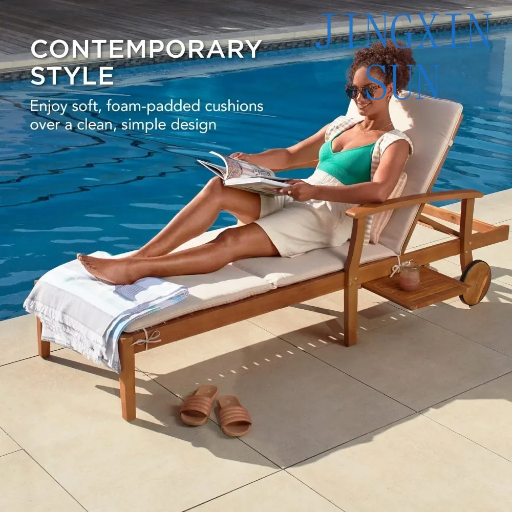 Kursi Santai Kayu Akasia 79x26 - Outdoor Furniture Without Cushions ulasan dan harga