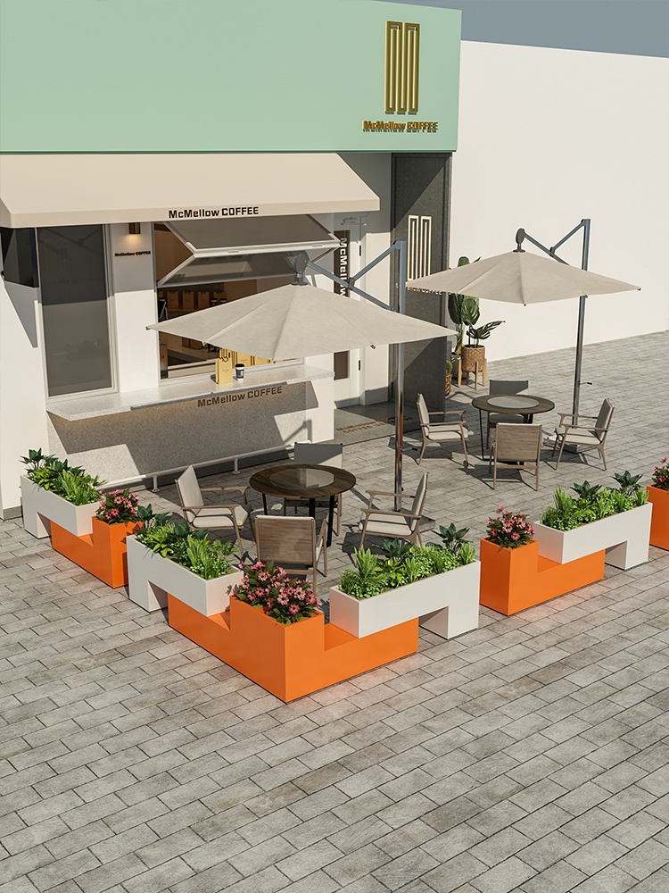 Pot Bunga Besi Tempa untuk Lua - Outdoor Furniture Store ulasan dan harga